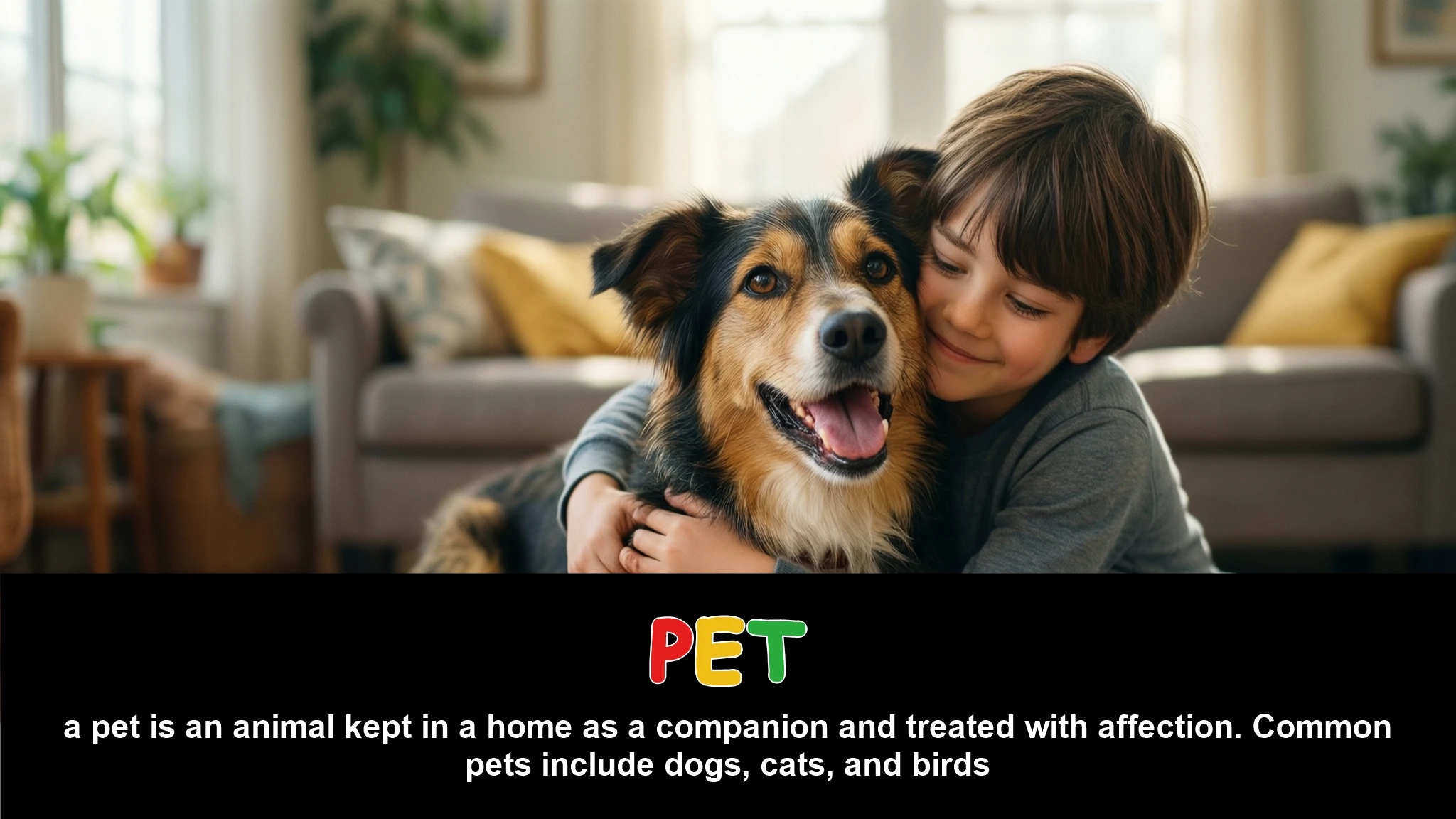 English Illustration for pet